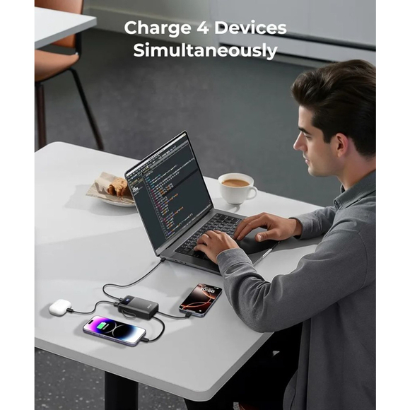 Portable Charger Power Bank 30000mAh 65W Laptop Travel Essentials Battery Pack - Picture 6 of 11